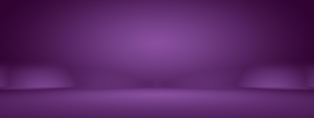 Studio Background Concept streszczenie puste światło gradientowe fioletowe tło pokoju studyjnego dla produktu