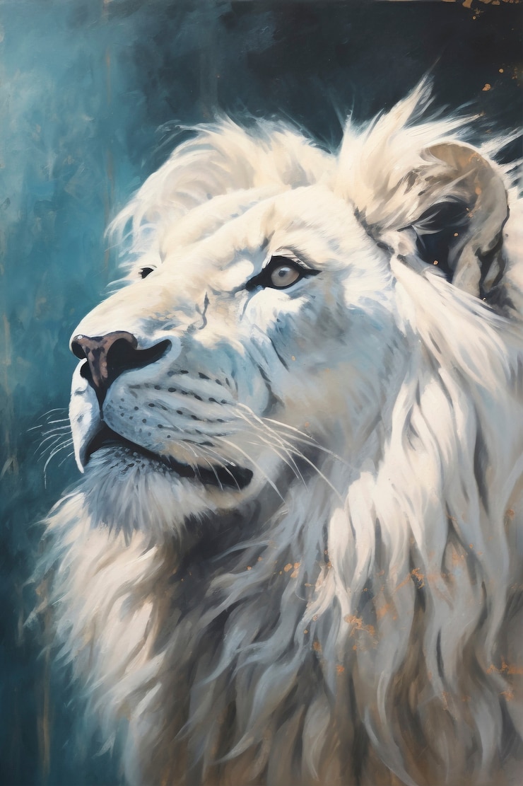 Bezpłatny plik Zdjęcie styl sztuki cyfrowej lions