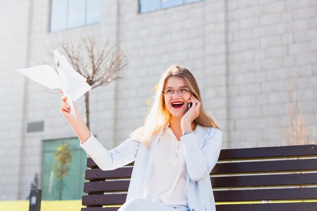 Stylu życia portret bizneswoman