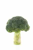 Bezpłatne zdjęcie surowy biały brokuły wegetariańska warzyw