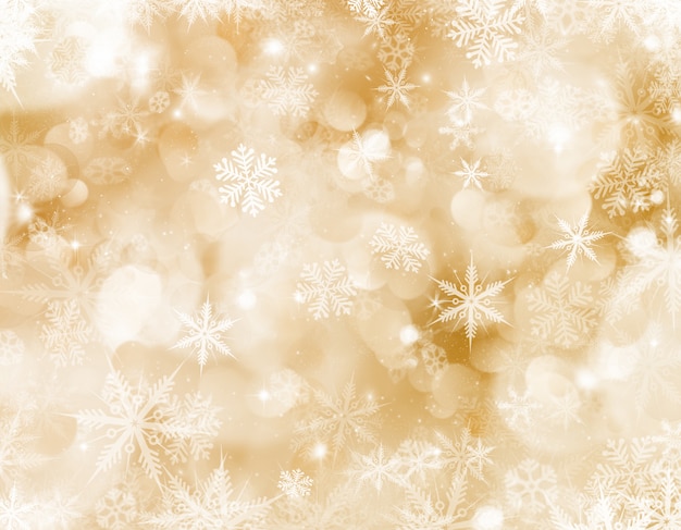 Bezpłatne zdjęcie Świąteczne płatki śniegu