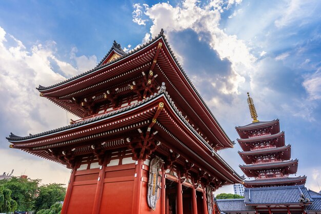 Świątynia Senso-ji w Asakusa, Tokio, Japonia.