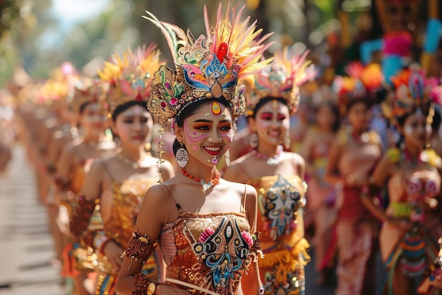 Bezpłatne zdjęcie Święto dnia nyepi w indonezji