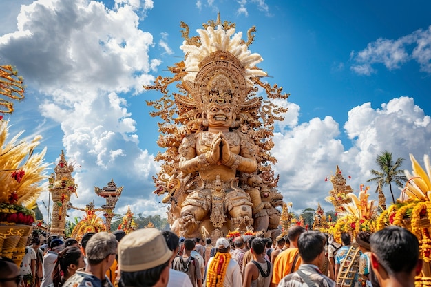 Bezpłatne zdjęcie Święto dnia nyepi w indonezji