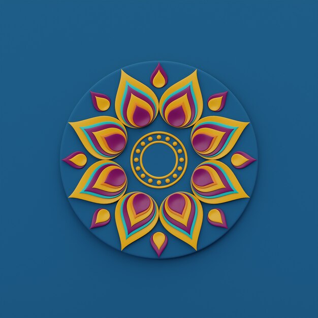 Święto świateł kwiatowy symbol