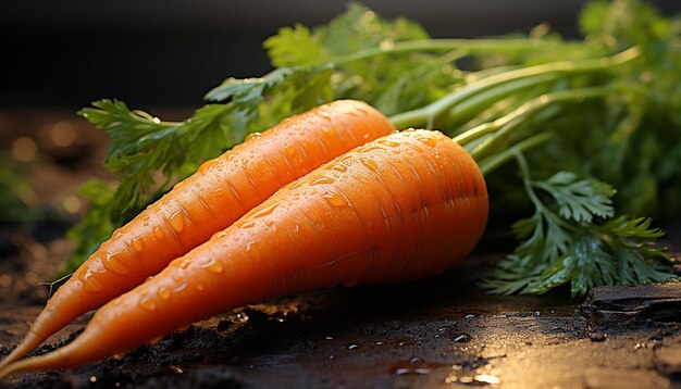 Świeżość organicznych warzyw, zdrowe odżywianie, żywa nagroda generowana przez sztuczną inteligencję