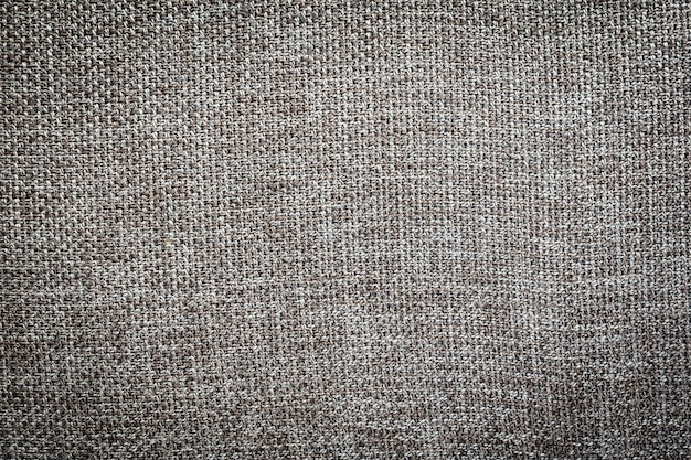 Szare i czarne tkaniny bawełniane i faktura powierzchni