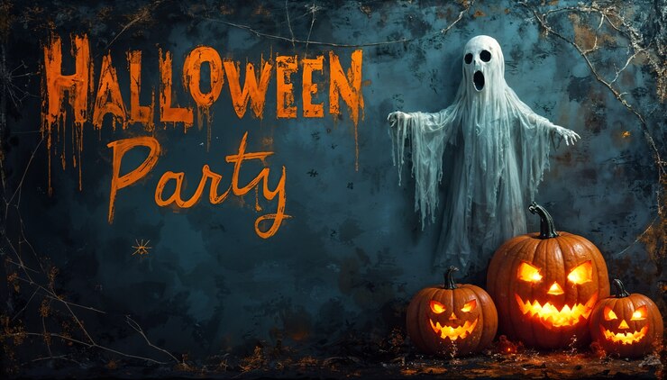Bezpłatny plik Zdjęcie szczęśliwy halloween na tle z dynią