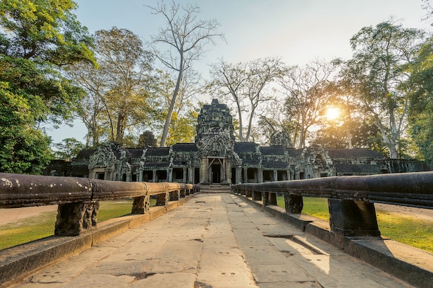 Ta Prohm, Angkor Wat w Kambodży.