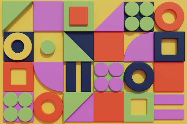 Bezpłatne zdjęcie tapeta abstrakcyjna kształty geometryczne