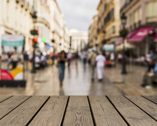 Bezpłatne zdjęcie tekstura tabeli patrz? c na miasto