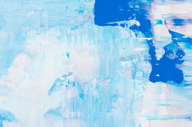 Teksturowana malowana tapeta w tle, niebieska abstrakcyjna sztuka