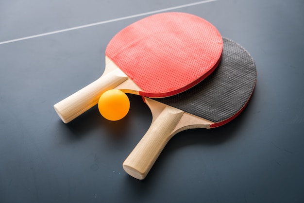 Bezpłatne zdjęcie tenis stołowy czy ping-pong