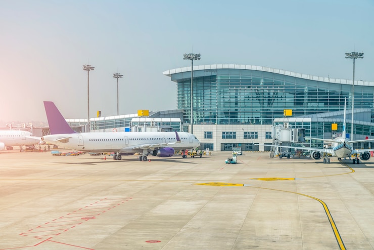 Bezpłatny plik Zdjęcie terminal lotniczy