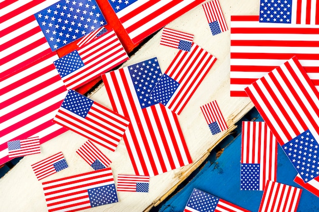 Bezpłatne zdjęcie tło amerykańskiej flagi