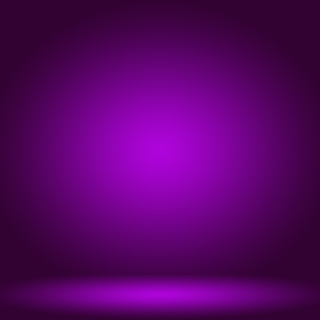 Tło studyjne koncepcja abstrakcyjna puste światło gradientowe fioletowe tło pokoju studyjnego dla produktu