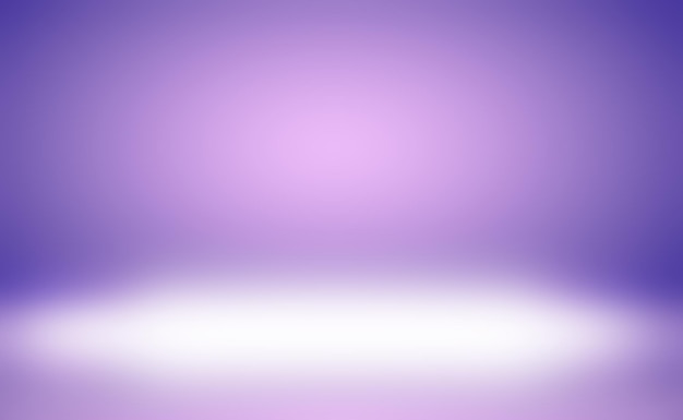 Tło studyjne koncepcja streszczenie puste światło gradientowe fioletowe tło pokoju studyjnego dla produktu pl