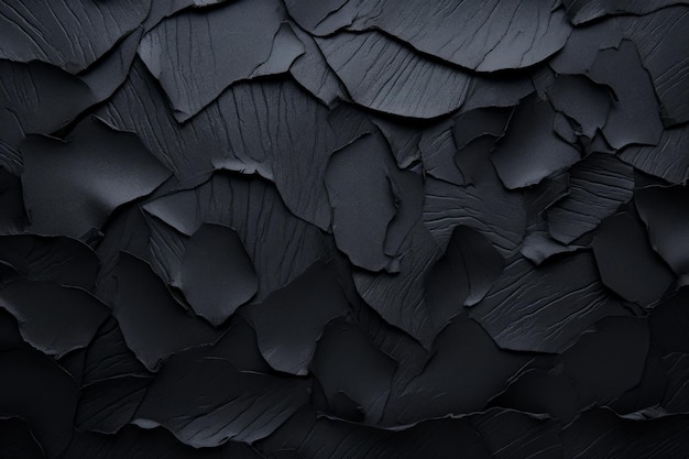 Bezpłatne zdjęcie tło z czarną teksturą płatków papieru