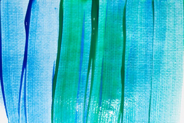 Tło z zielonej i niebieskiej farby