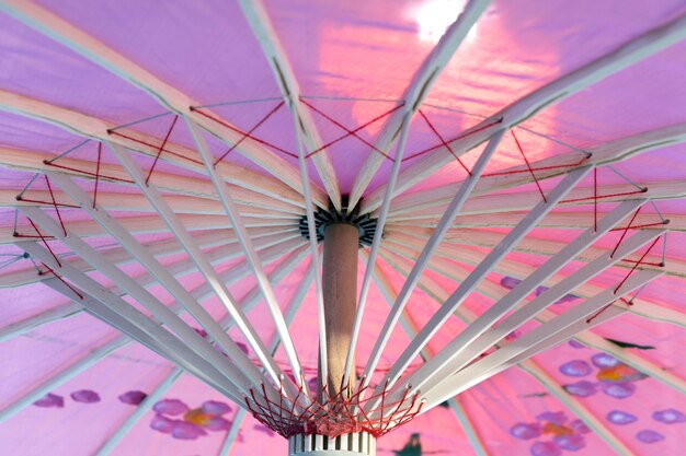 Tradycyjne japońskie tło parasola wagasa
