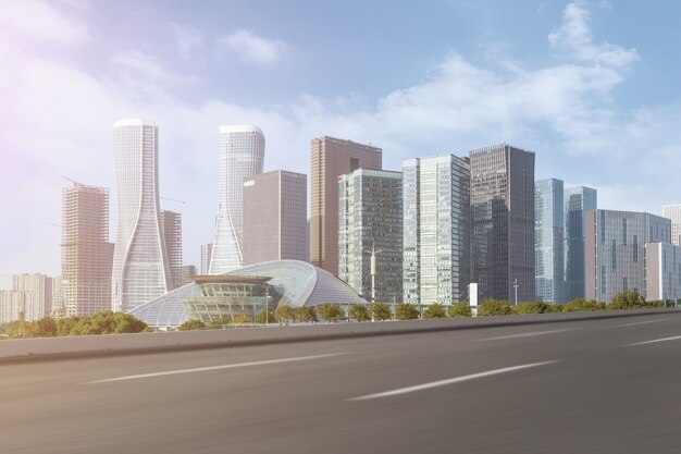 Transport futurystyczny panorama struktury panoramicznej