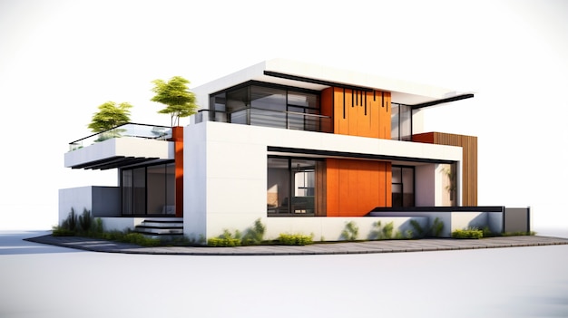 Trójwymiarowy model domu