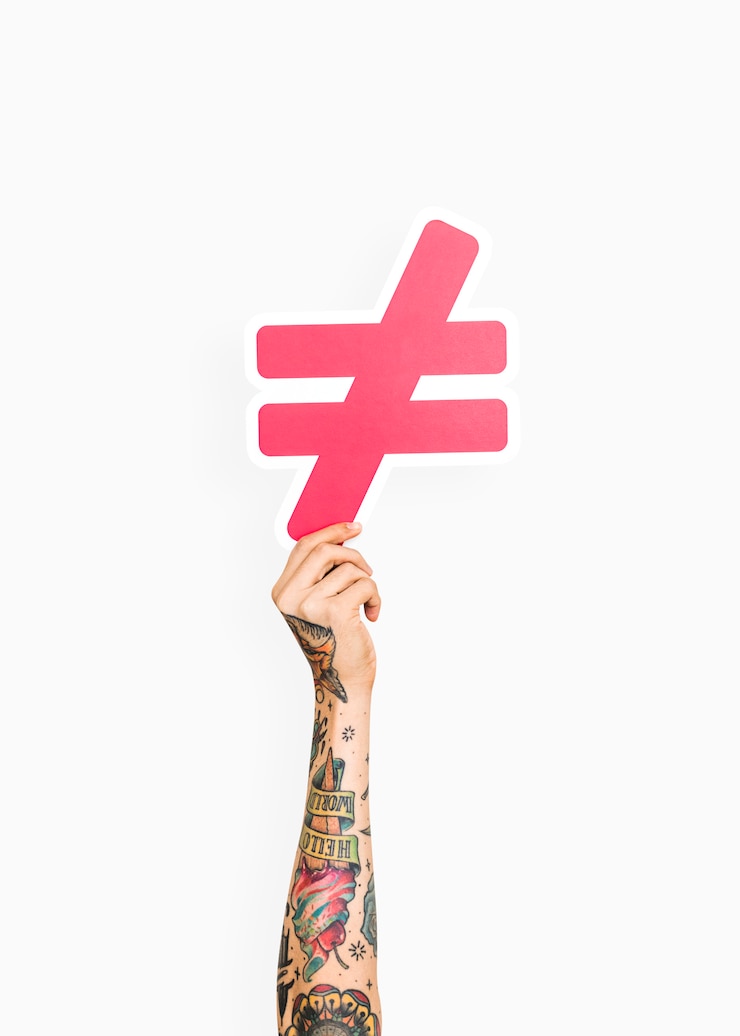 Bezpłatny plik Zdjęcie trzymając się za ręce nierówny symbol