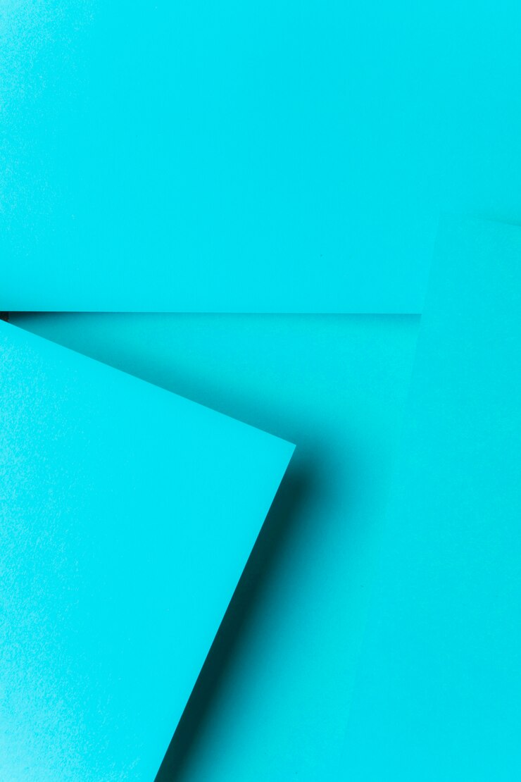 Bezpłatny plik Zdjęcie turkusowy geometryczny papierowy tło