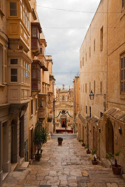 Ulica w starej Valletcie