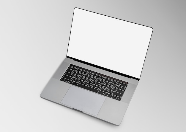 Urządzenie cyfrowe pusty ekran laptopa