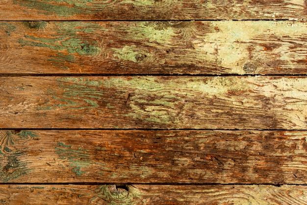 Vintage drewno z przetartą farbą