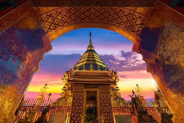 Wat Phra That Doi Suthep w Chiang Mai w Tajlandii