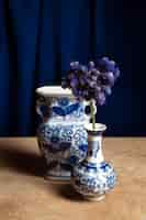 Bezpłatne zdjęcie wazon martwa natura w stylu barokowym