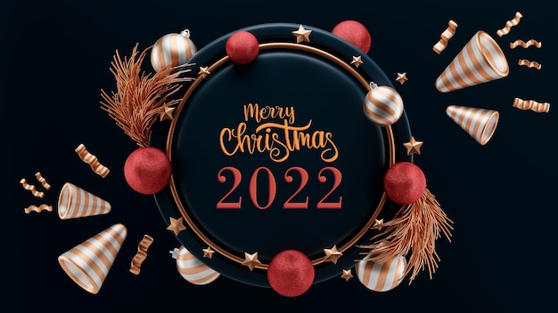 Wesołych świąt 2022 Pozdrowienia Z Ozdobami