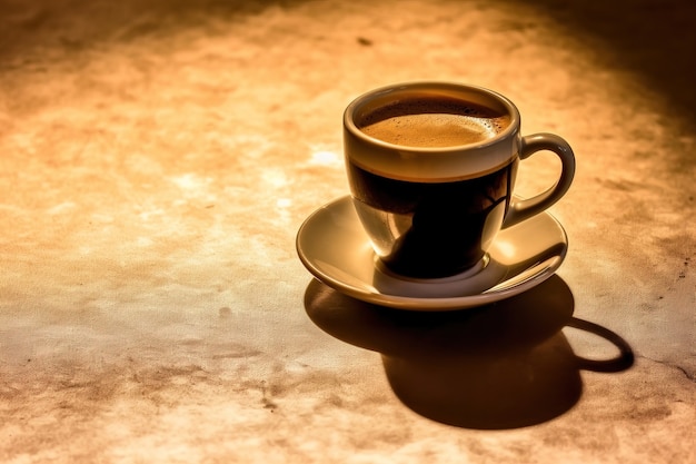 Bezpłatne zdjęcie widok filiżanki kawy 3d
