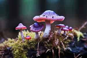 Bezpłatne zdjęcie widok grzybów w przyrodzie