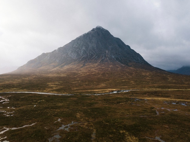 Bezpłatne zdjęcie widok na glen etive w szkocji