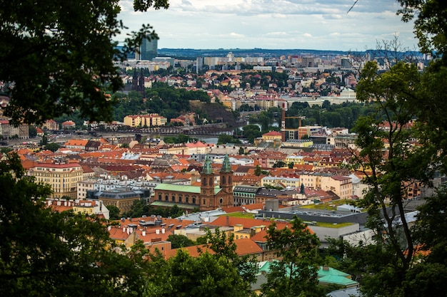 Widok na miasto w Pradze