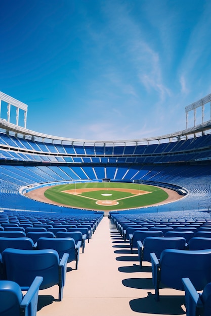 Widok na stadion baseballowy