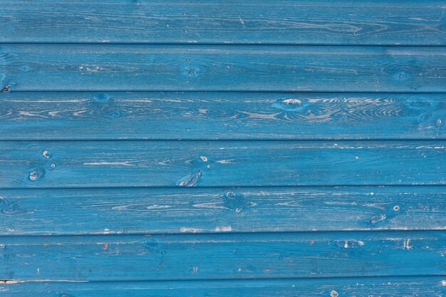 Widok niebieskiej tekstury drewna