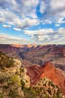 Bezpłatne zdjęcie widok pionowy grand canyon, usa.