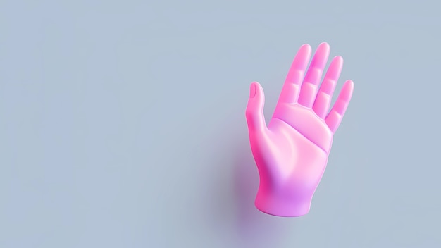 Widok ręki 3D
