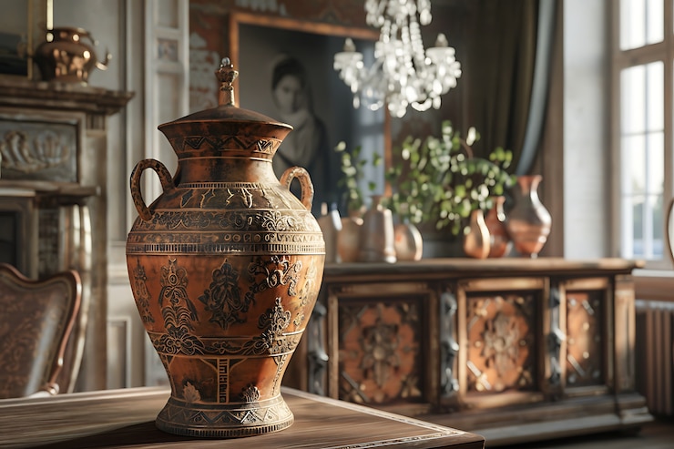 Bezpłatny plik Zdjęcie widok starożytnych naczyń ceramicznych i ceramiki