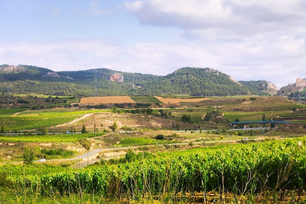 Wiejski krajobraz w La Rioja