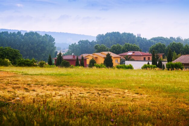 Wiejski widok. Katalonia, Hiszpania