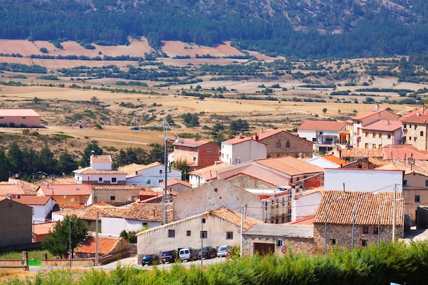 Wieś W Aragonii. Frias De Albarracin