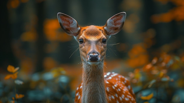 Bezpłatne zdjęcie wild deer in nature