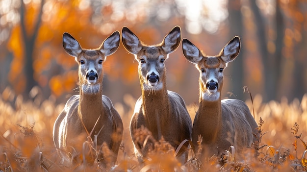 Bezpłatne zdjęcie wild deer in nature