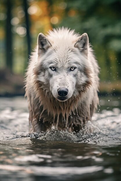 Wilk w naturalnym środowisku