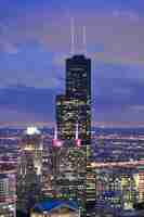 Bezpłatne zdjęcie willis tower w chicago